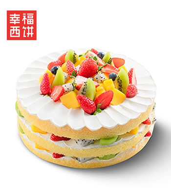 幸福西饼-鲜果嘉年华-水果口味