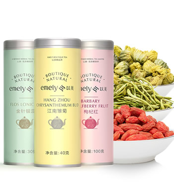 花草茶 罐装-胎菊+枸杞+金银花