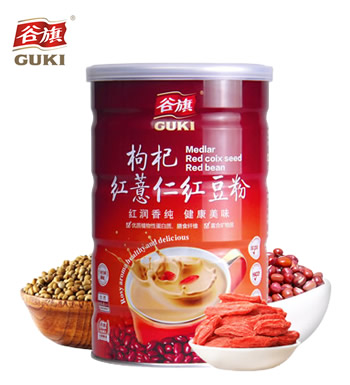 谷旗枸杞红薏仁红豆粉-台湾原装进口，无湿一身轻