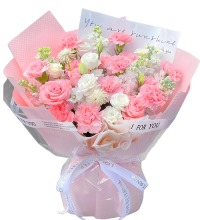 时光不老 - 康乃馨 玫瑰花束