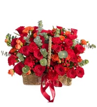 感恩陪伴 - 红玫瑰 红康 花篮