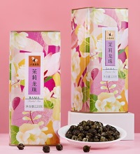 八马 茉莉龙珠花茶2盒 - 馥郁花香 茶中珍珠