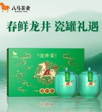 八马 好运成双一级龙井 - 2025年新茶 瓷罐