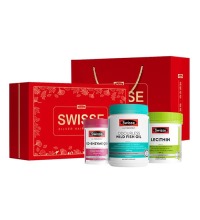 Swisse斯维诗 中老年保健礼盒 - 鱼油+卵磷脂+Q10