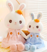 甜心兔子毛绒玩具 - 可爱兔子 女生礼物