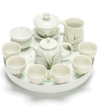 青瓷功夫茶具套装 - 轻奢高档陶瓷茶具