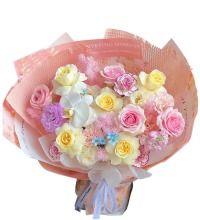 美丽邂逅 - 粉玫瑰 香槟玫瑰