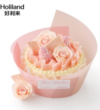 好利来-风韵花舞蛋糕 - 慕斯水果蛋糕