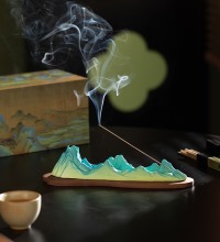 千里江山熏香套装 - 插线香+倒流香