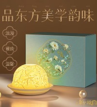 花鸟陶瓷灯 - 浪漫 雅致 温馨