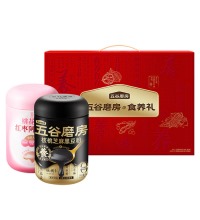 五谷磨房 食养礼盒 - GI黑芝麻糊 红枣阿胶粉